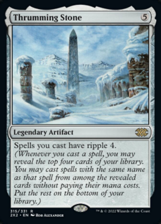 Pedra Sibilante / Thrumming Stone - Magic: The Gathering - MoxLand