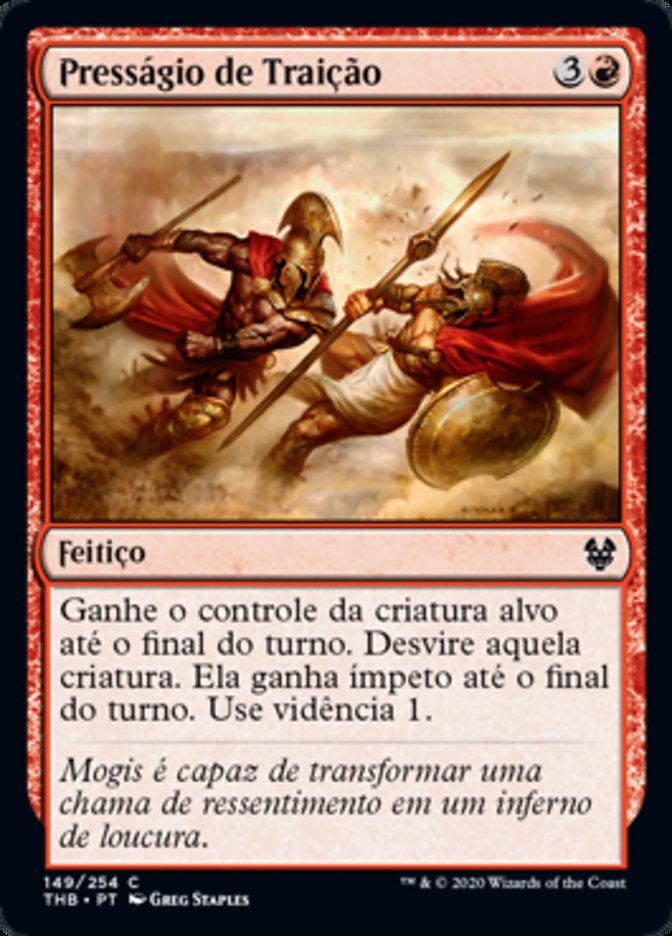 Presságio de Traição / Portent of Betrayal - Magic: The Gathering - MoxLand