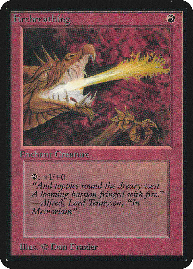 Hálito de Fogo / Firebreathing - Magic: The Gathering - MoxLand