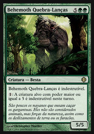 Behemoth Quebra-Lanças / Spearbreaker Behemoth - Magic: The Gathering - MoxLand