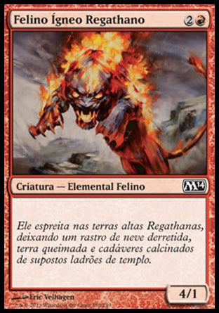 Felino Ígneo Regathano / Regathan Firecat - Magic: The Gathering - MoxLand