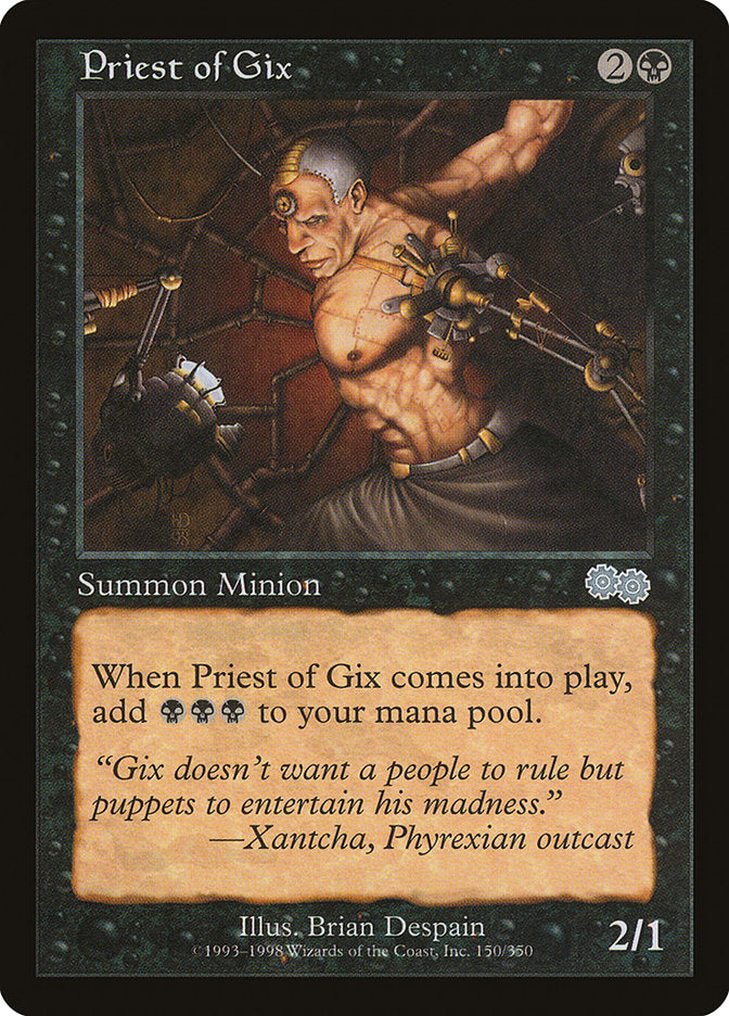 Sacerdote de Gix / Priest of Gix - Magic: The Gathering - MoxLand