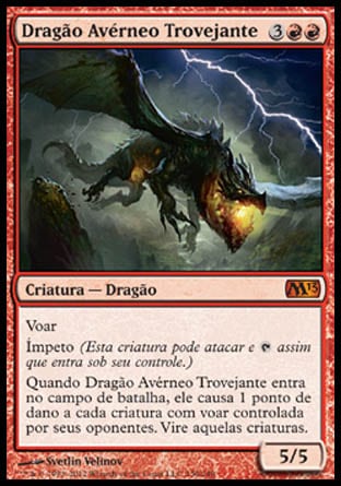 Dragão Avérneo Trovejante / Thundermaw Hellkite - Magic: The Gathering - MoxLand