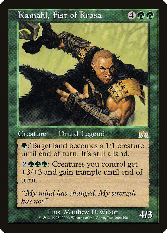 Kamahl, o Punho de Krosa / Kamahl, Fist of Krosa - Magic: The Gathering - MoxLand