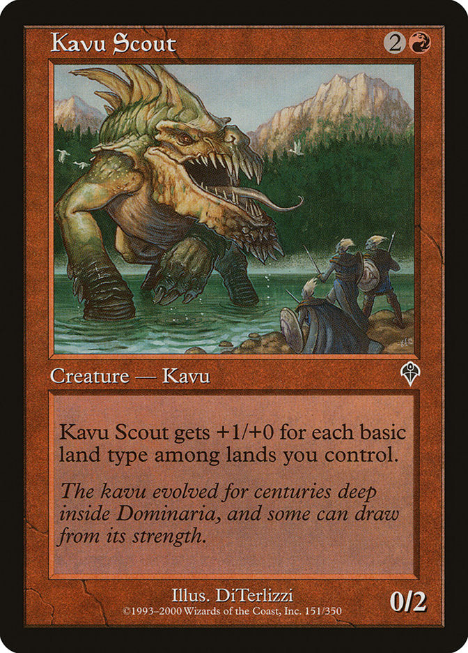 Batedor Kavu / Kavu Scout - Magic: The Gathering - MoxLand