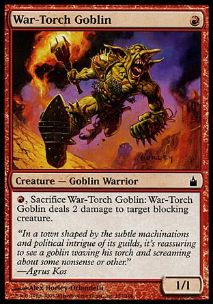 Goblin Tocha de Guerra / War-Torch Goblin - Magic: The Gathering - MoxLand