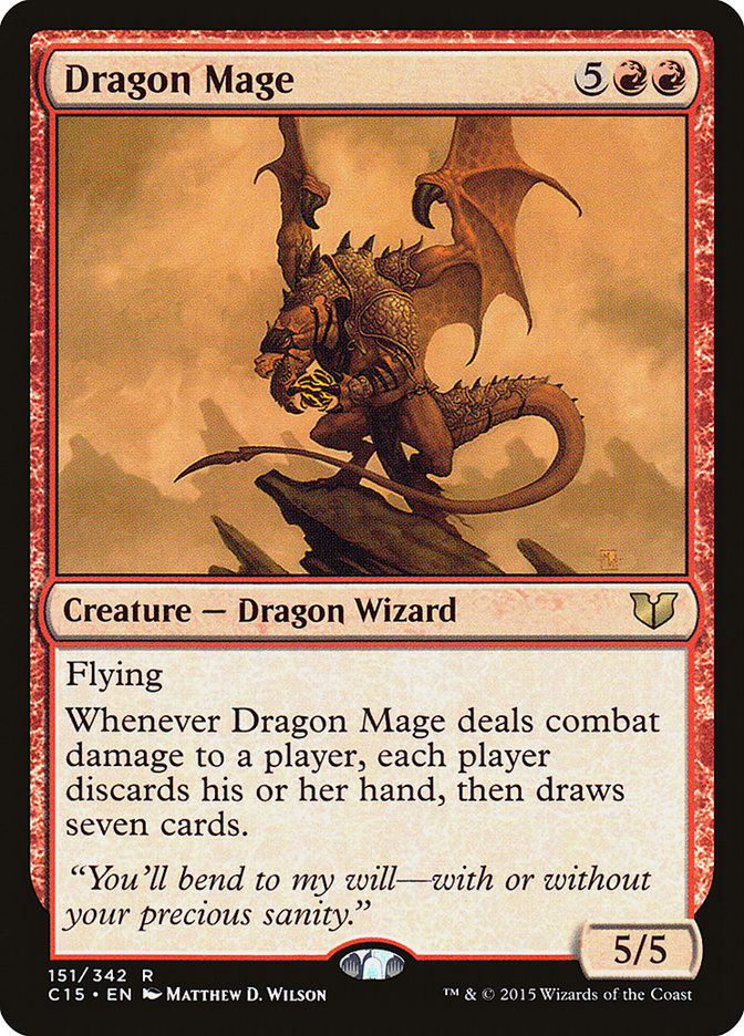 Dragão Mago / Dragon Mage - Magic: The Gathering - MoxLand