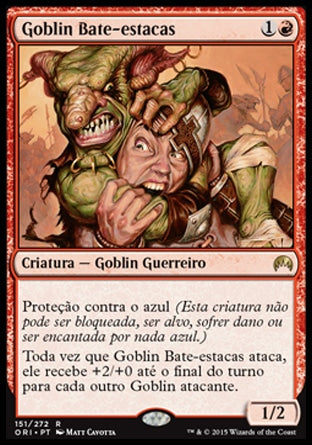 Goblin Bate-estacas / Goblin Piledriver - Magic: The Gathering - MoxLand