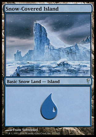 Ilha da Neve / Snow-Covered Island - Magic: The Gathering - MoxLand