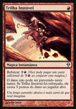 Trilha Instável / Unstable Footing - Magic: The Gathering - MoxLand