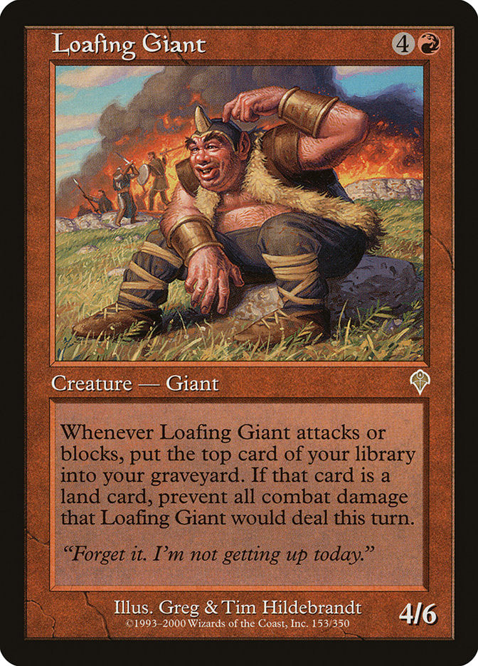 Gigante Mandrião / Loafing Giant - Magic: The Gathering - MoxLand