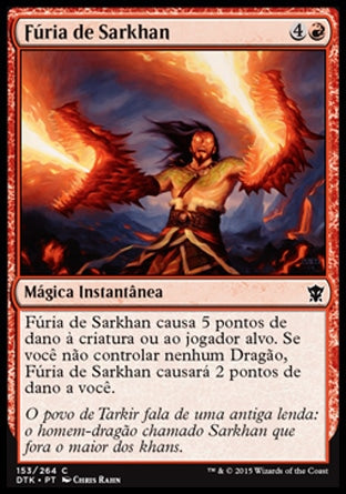 Fúria de Sarkhan / Sarkhan's Rage - Magic: The Gathering - MoxLand