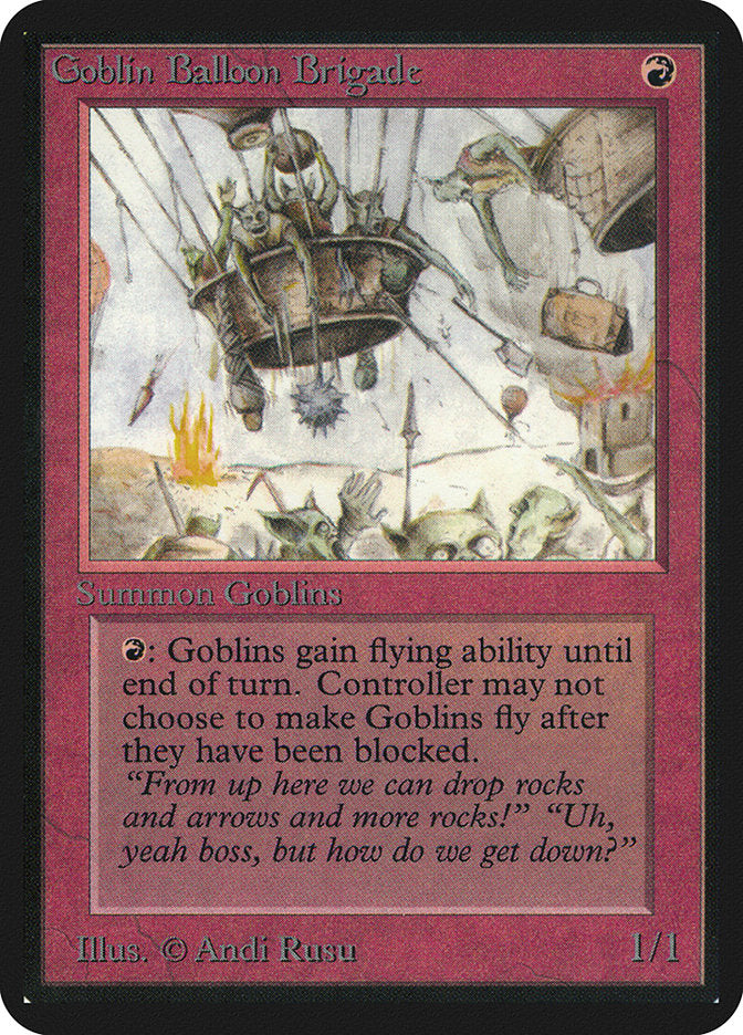 Brigada Baloeira Goblin / Goblin Balloon Brigade - Magic: The Gathering - MoxLand