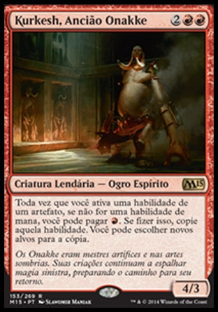 Kurkesh, Ancião Onakke / Kurkesh, Onakke Ancient - Magic: The Gathering - MoxLand