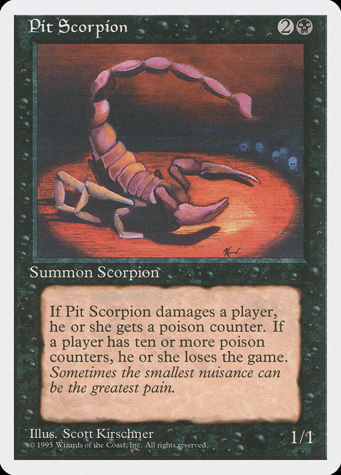 Escorpião das Profundezas / Pit Scorpion - Magic: The Gathering - MoxLand