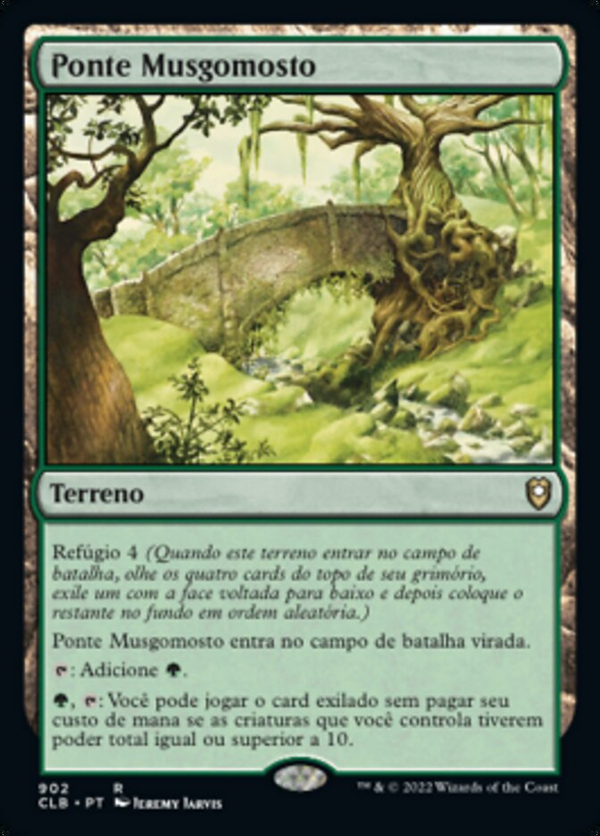 Ponte Musgomosto / Mosswort Bridge - Magic: The Gathering - MoxLand