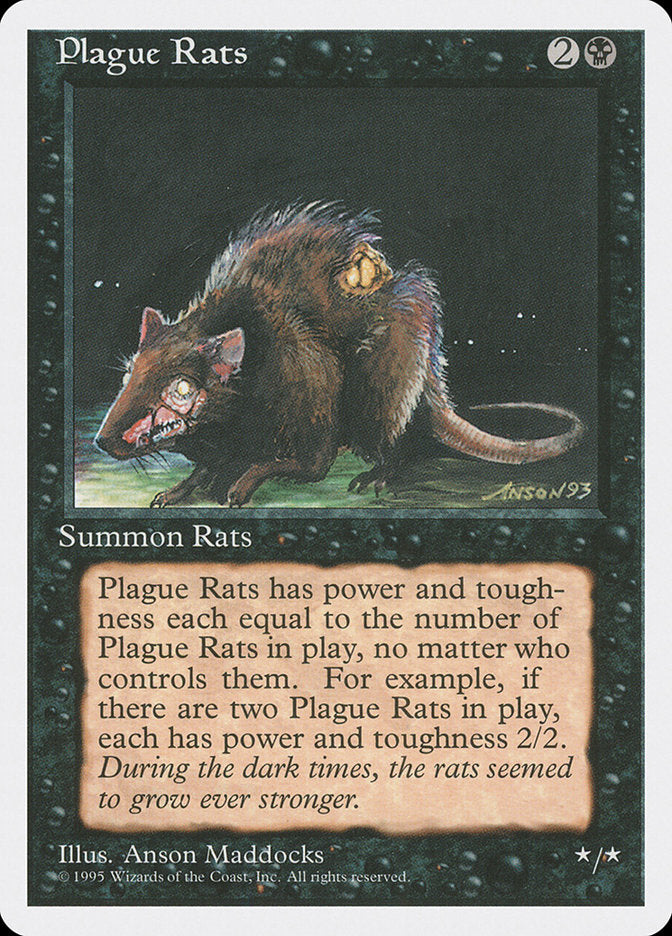 Ratos Pestilentos / Plague Rats - Magic: The Gathering - MoxLand