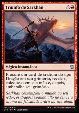 Triunfo de Sarkhan / Sarkhan's Triumph - Magic: The Gathering - MoxLand