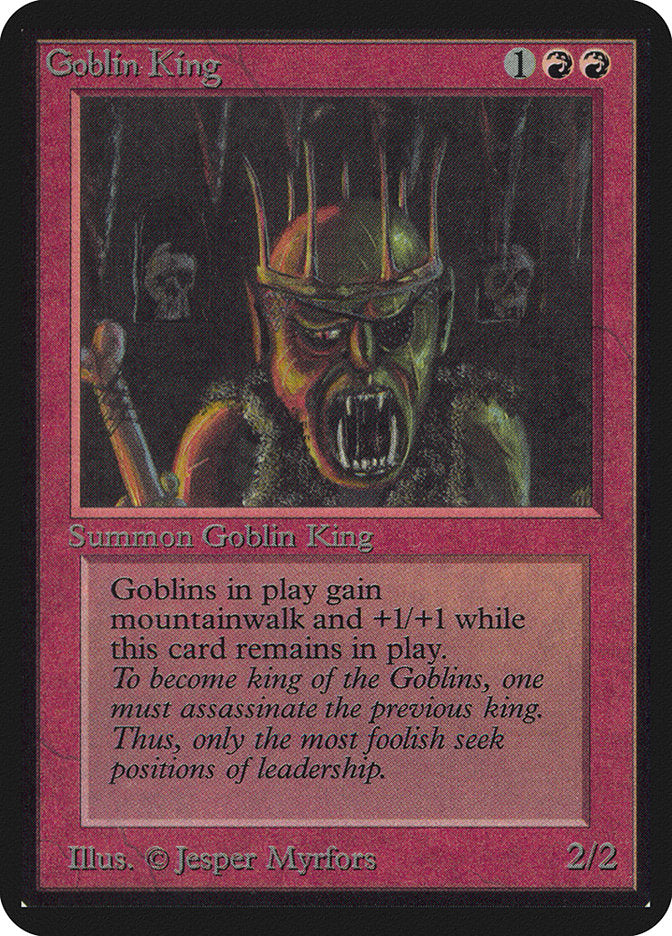 Rei dos Goblins / Goblin King - Magic: The Gathering - MoxLand