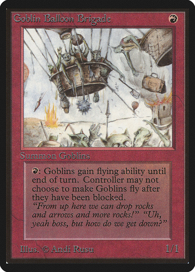 Brigada Baloeira Goblin / Goblin Balloon Brigade - Magic: The Gathering - MoxLand