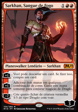 Sarkhan, Sangue de Fogo / Sarkhan, Fireblood - Magic: The Gathering - MoxLand