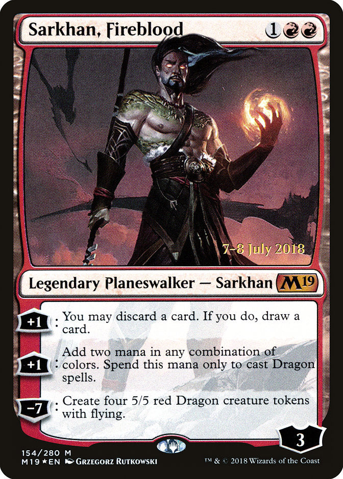 Sarkhan, Sangue de Fogo / Sarkhan, Fireblood - Magic: The Gathering - MoxLand