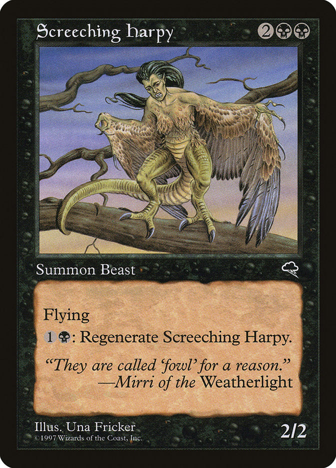 Harpia Guinchadora / Screeching Harpy - Magic: The Gathering - MoxLand