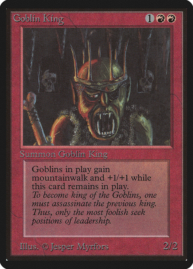 Rei dos Goblins / Goblin King - Magic: The Gathering - MoxLand