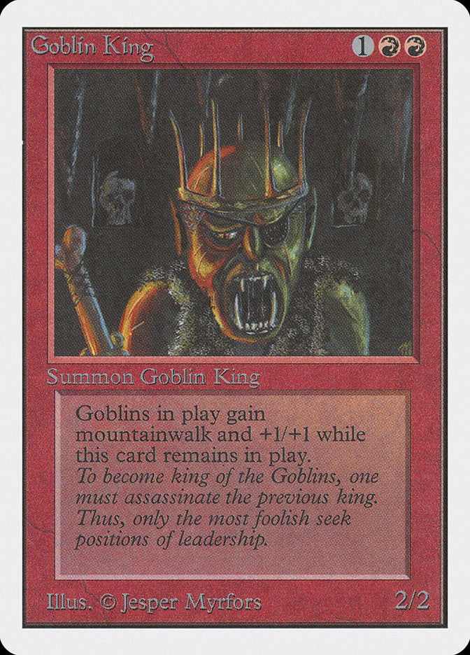 Rei dos Goblins / Goblin King - Magic: The Gathering - MoxLand