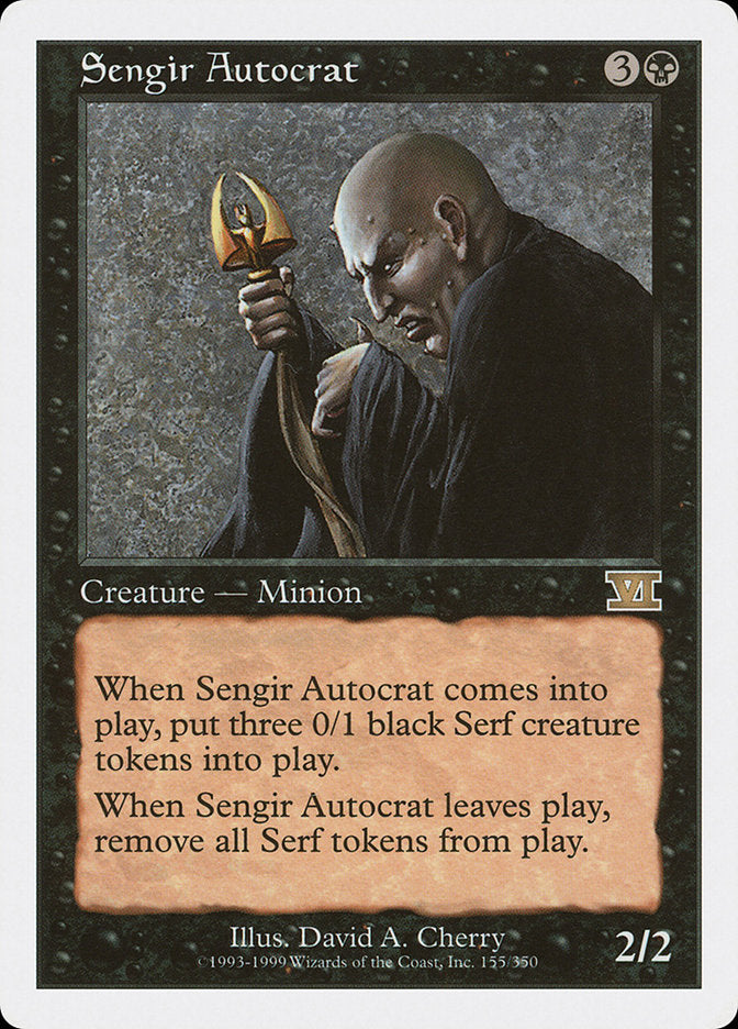 Autocrata de Sengir / Sengir Autocrat - Magic: The Gathering - MoxLand