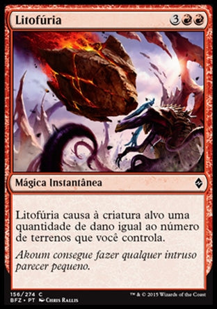 Litofúria / Stonefury - Magic: The Gathering - MoxLand