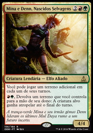 Mina e Denn, Nascidos Selvagens / Mina and Denn, Wildborn - Magic: The Gathering - MoxLand