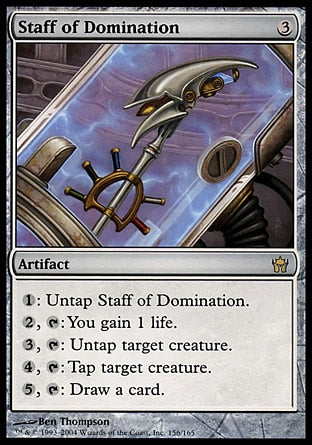 Cajado da Dominação / Staff of Domination - Magic: The Gathering - MoxLand