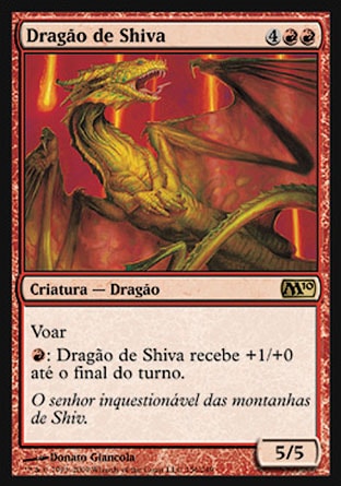 Dragão de Shiva / Shivan Dragon - Magic: The Gathering - MoxLand