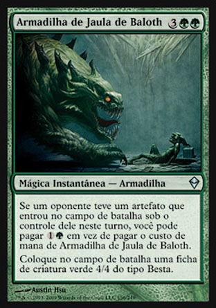 Armadilha de Jaula de Baloth / Baloth Cage Trap - Magic: The Gathering - MoxLand