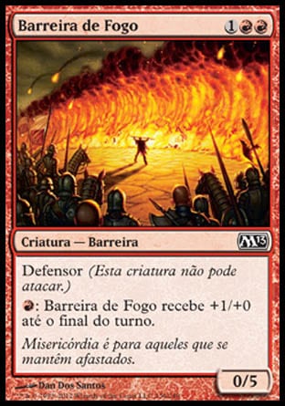 Barreira de Fogo / Wall of Fire - Magic: The Gathering - MoxLand