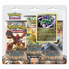 Blister Triplo - Cerco de Vapor XY 11 Rayquaza - Pokémon TCG - MoxLand