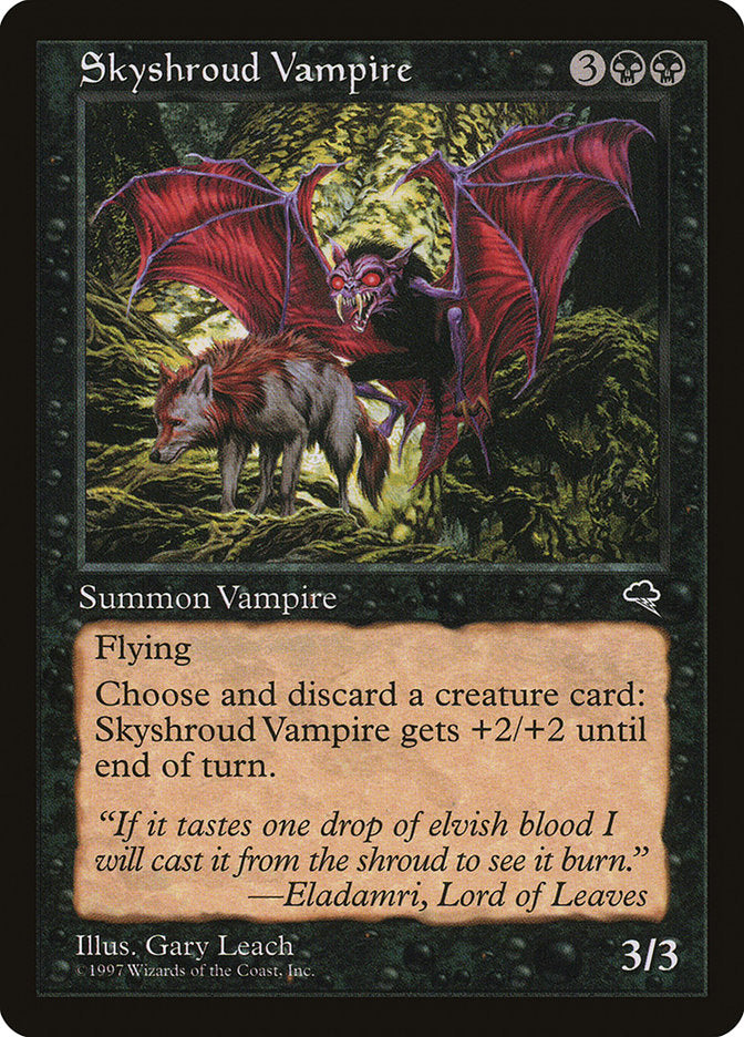 Vampiro de Skyshroud / Skyshroud Vampire - Magic: The Gathering - MoxLand