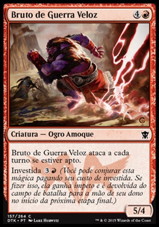 Bruto de Guerra Veloz / Sprinting Warbrute - Magic: The Gathering - MoxLand