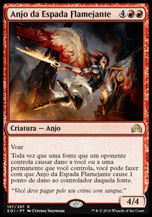 Anjo da Espada Flamejante / Flameblade Angel - Magic: The Gathering - MoxLand