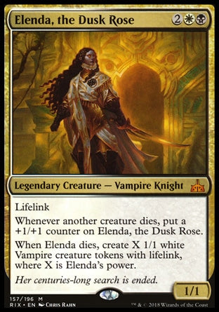 Elenda, a Rosa do Crepúsculo / Elenda, the Dusk Rose - Magic: The Gathering - MoxLand