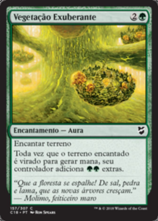 Vegetação Exuberante / Overgrowth - Magic: The Gathering - MoxLand