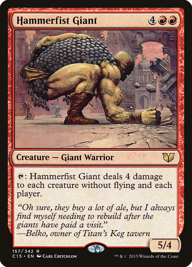 Gigante Punho de Martelo / Hammerfist Giant - Magic: The Gathering - MoxLand