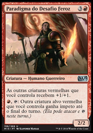 Paradigma do Desafio Feroz / Paragon of Fierce Defiance - Magic: The Gathering - MoxLand