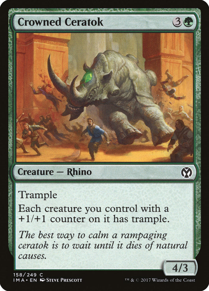 Ceratok Coroado / Crowned Ceratok - Magic: The Gathering - MoxLand