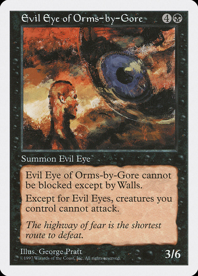 Olho Maligno de Orms / Evil Eye of Orms-by-Gore - Magic: The Gathering - MoxLand