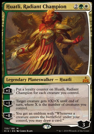 Huatli, Campeã Radiante / Huatli, Radiant Champion - Magic: The Gathering - MoxLand