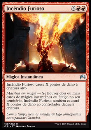 Incêndio Furioso / Ravaging Blaze - Magic: The Gathering - MoxLand