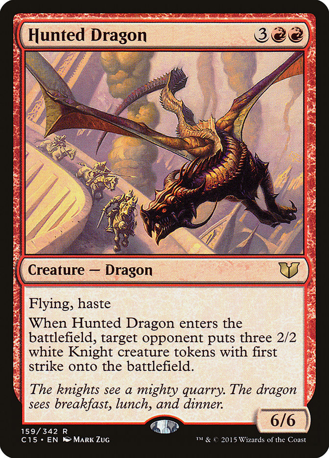 Dragão Caçado / Hunted Dragon - Magic: The Gathering - MoxLand