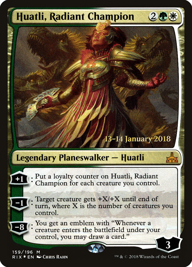 Huatli, Campeã Radiante / Huatli, Radiant Champion - Magic: The Gathering - MoxLand